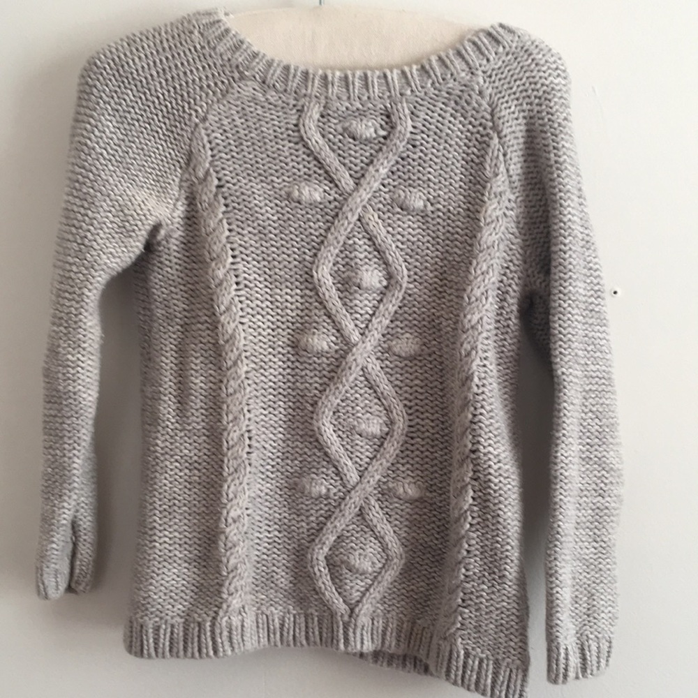 Old Navy Grey Knit Sweater size 18-24 months.